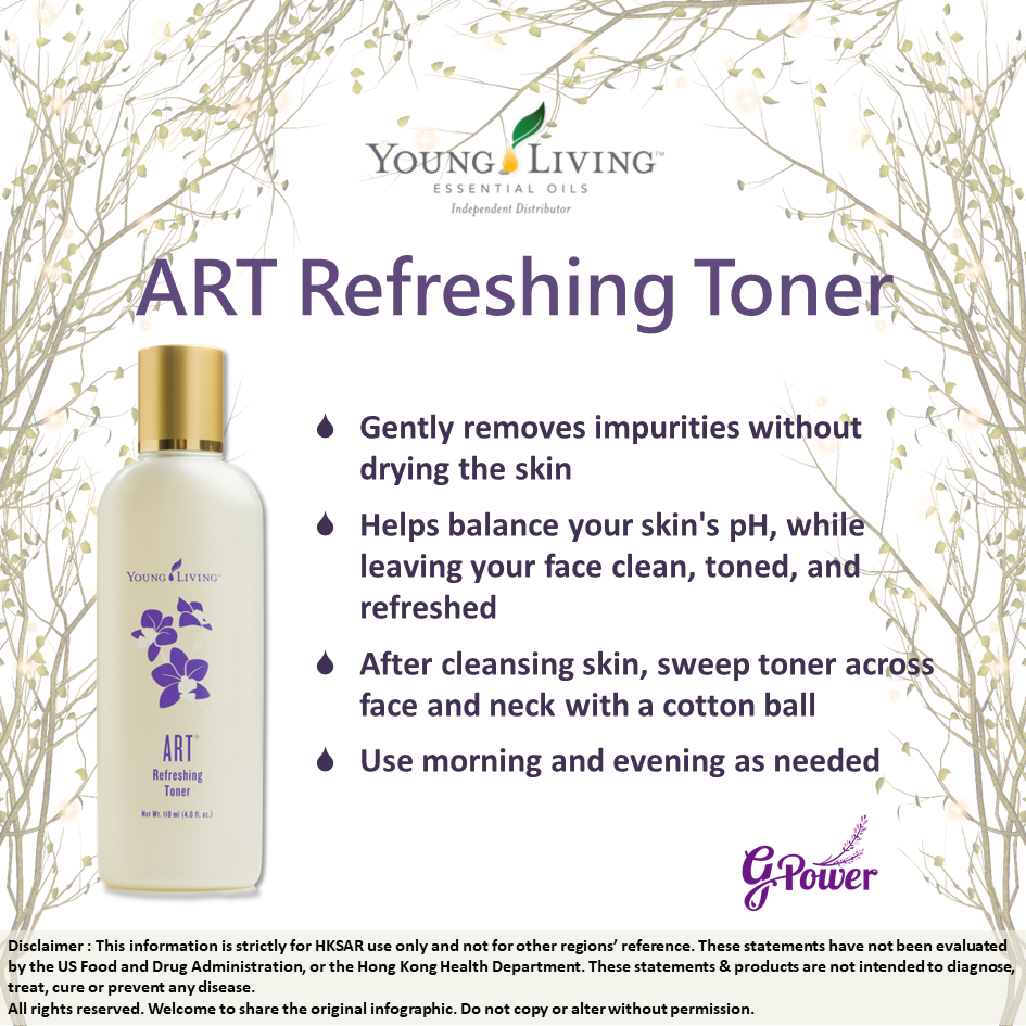 art refreshing toner young living